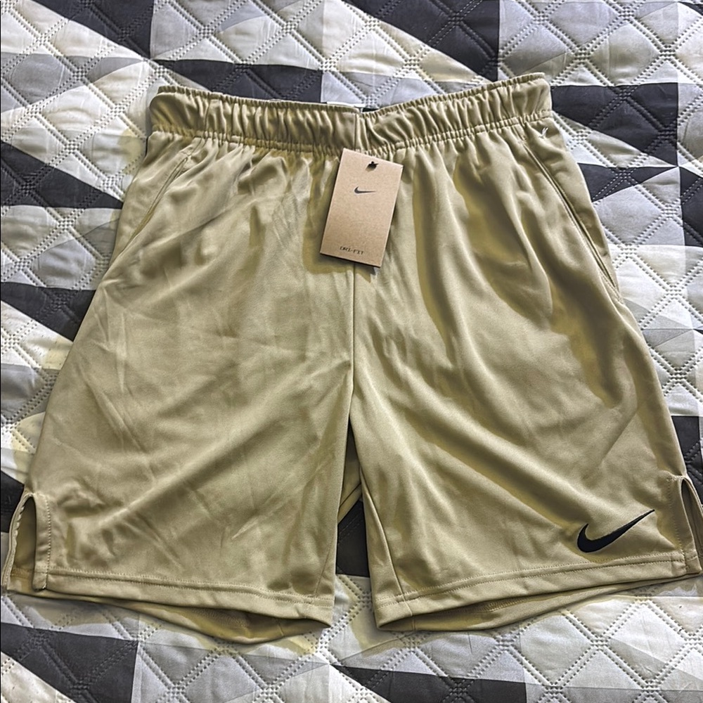 Nike Tan Athletic Performance Shorts